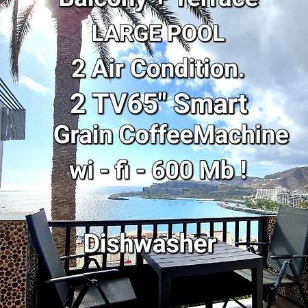 Appartement Deluxe Seaview-Sunsets !Transfe-R Inc! Pool,2Aircond,2Tv65",600Mb Dishwasher,,2 Beaches,Anfi-View à Patalavaca Extérieur photo