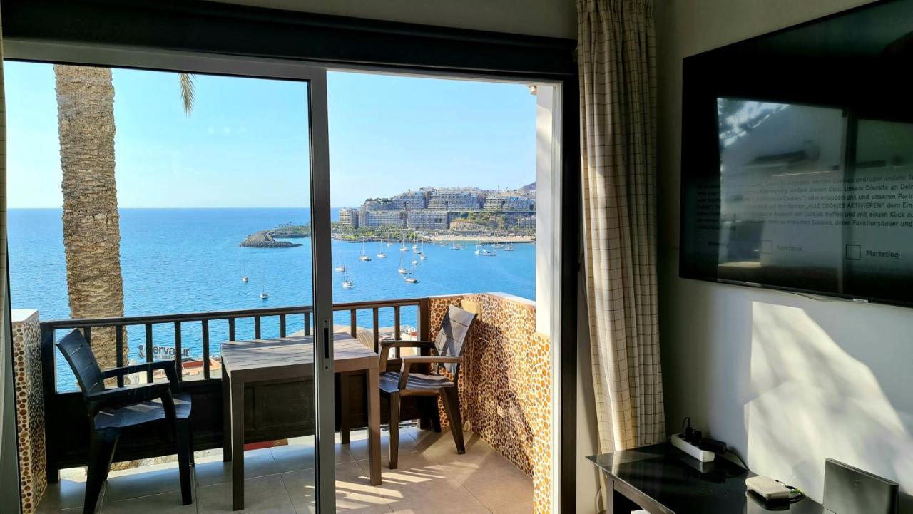 Appartement Deluxe Seaview-Sunsets !Transfe-R Inc! Pool,2Aircond,2Tv65",600Mb Dishwasher,,2 Beaches,Anfi-View à Patalavaca Extérieur photo