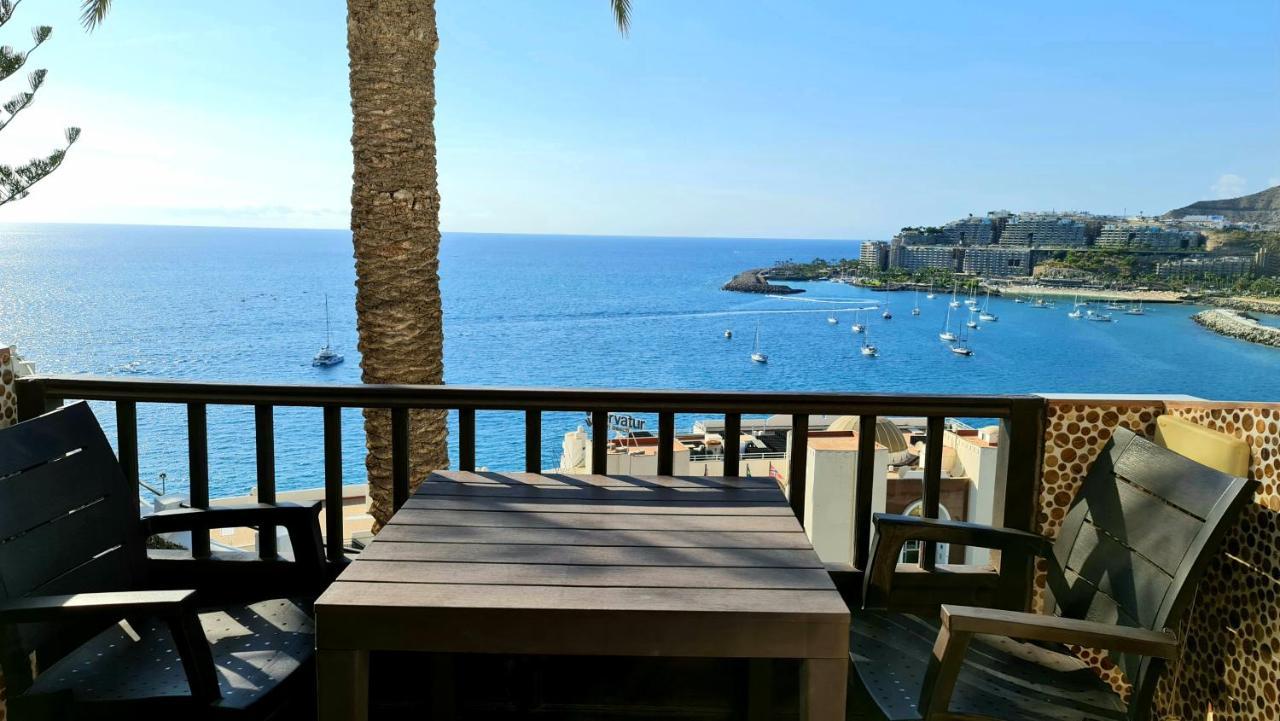 Appartement Deluxe Seaview-Sunsets !Transfe-R Inc! Pool,2Aircond,2Tv65",600Mb Dishwasher,,2 Beaches,Anfi-View à Patalavaca Extérieur photo